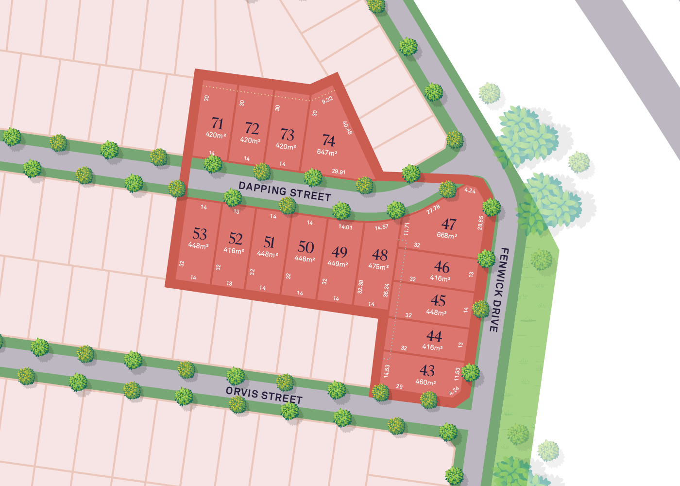 Highfields Drouin Stage 2B release map preview
